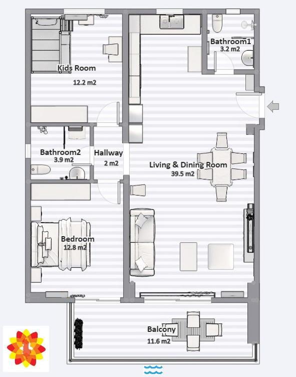 Bay View Apartment Saranda Kültér fotó